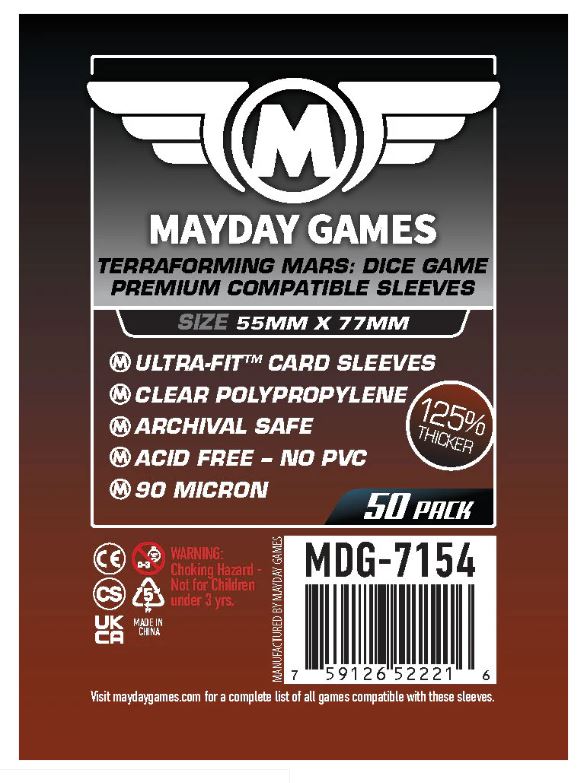 Protectores 55x77 mm Mayday Calibre 90 Premium (50 Pzs)
