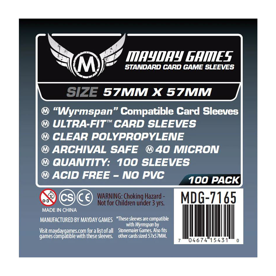 Protectores 57x57 mm Mayday Calibre 40 (100 Pzs)
