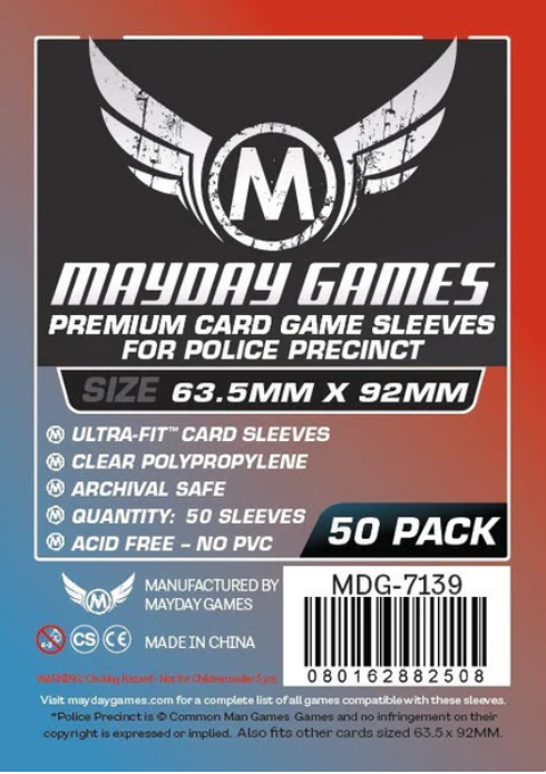 Protectores 63.5x92 mm Mayday Calibre 90 Premium (50 Pzs)