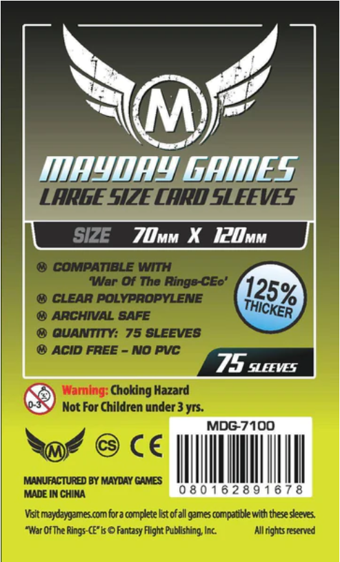 Protectores 70x120 mm Mayday Calibre 90 Premium (75 Pzs)