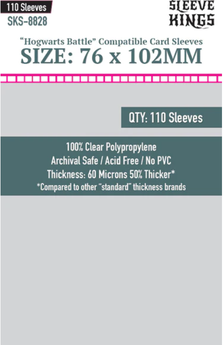 Protectores 76x102 mm Sleeve Kings Calibre 60 (110 Pzs)