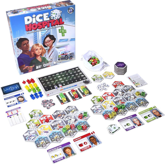 PREVENTA Dice Hospital juego de Gestión de Urgencias