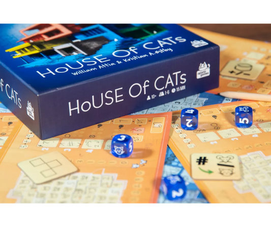 House of Cats - Juego de Dados Roll & Write de Estrategia