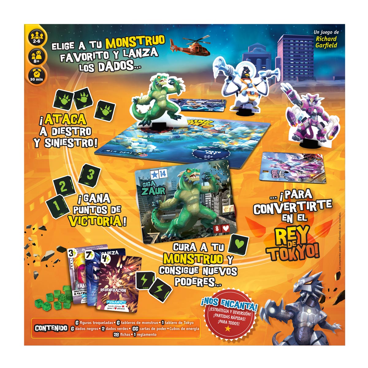 King of Tokyo (Richard Garfield) - Español