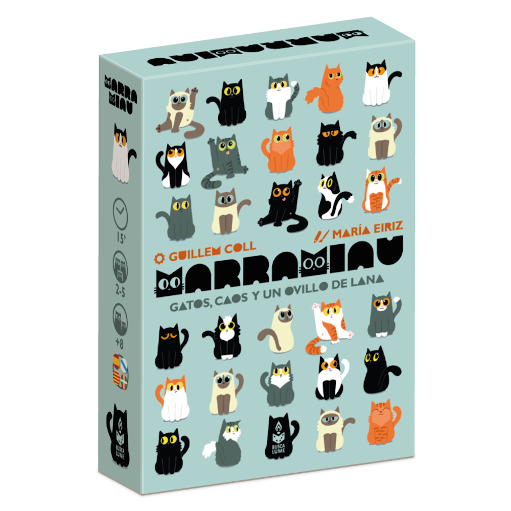 Marramiau - Juego de Cartas de Agilidad Visual y Gatos