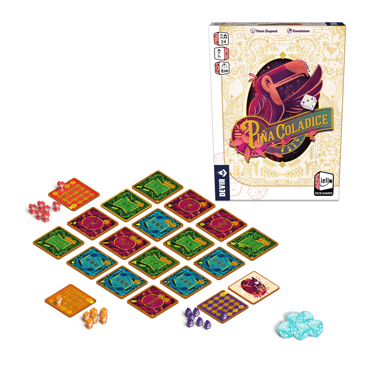 Piña Cola Dice (Juego de Dados) - Español