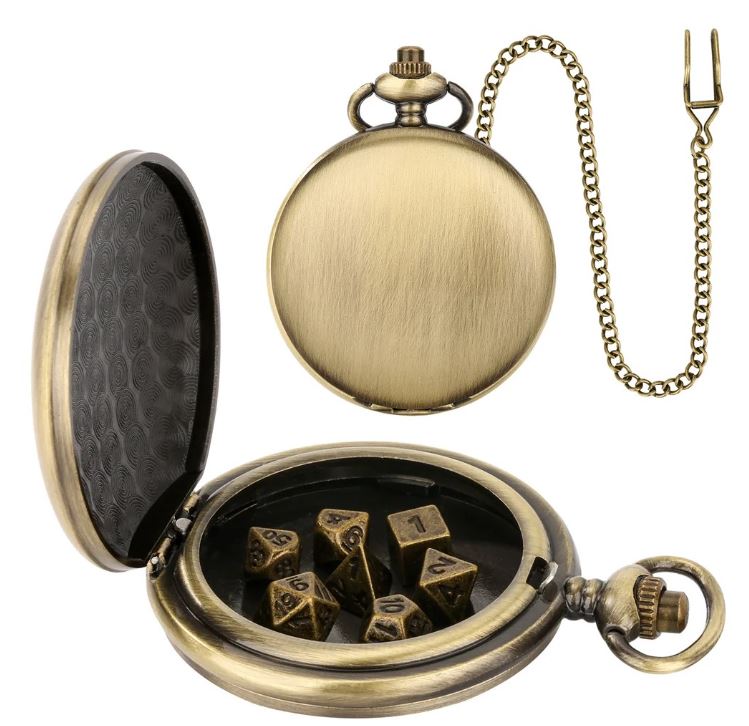 Set de Dados Miniatura Metálicos (Lujo)