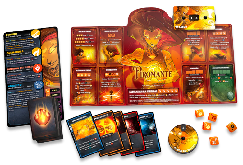 Dice Throne: Piromante vs. Ladrón Sombrío (Duelo) - Español