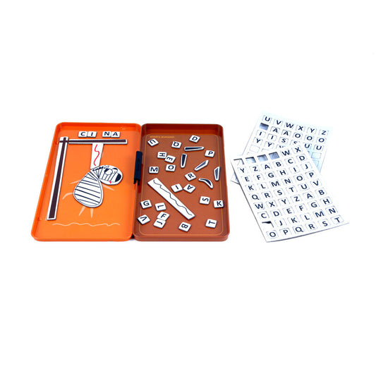 Juego de Mesa Ahorcado Magnético de Viaje en Lata (Español)