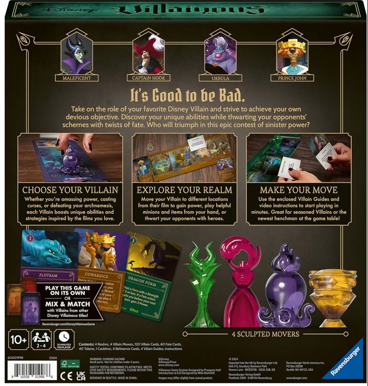 Disney Villainous: Introducción Al Mal (Juego Base) - Español