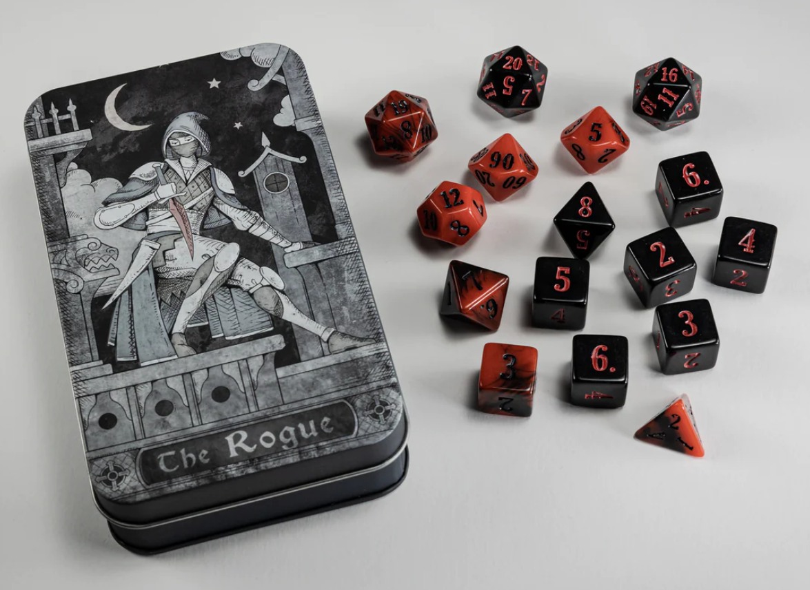 Dados de Clase - Rogue (16 Pzas) - Accesorio
