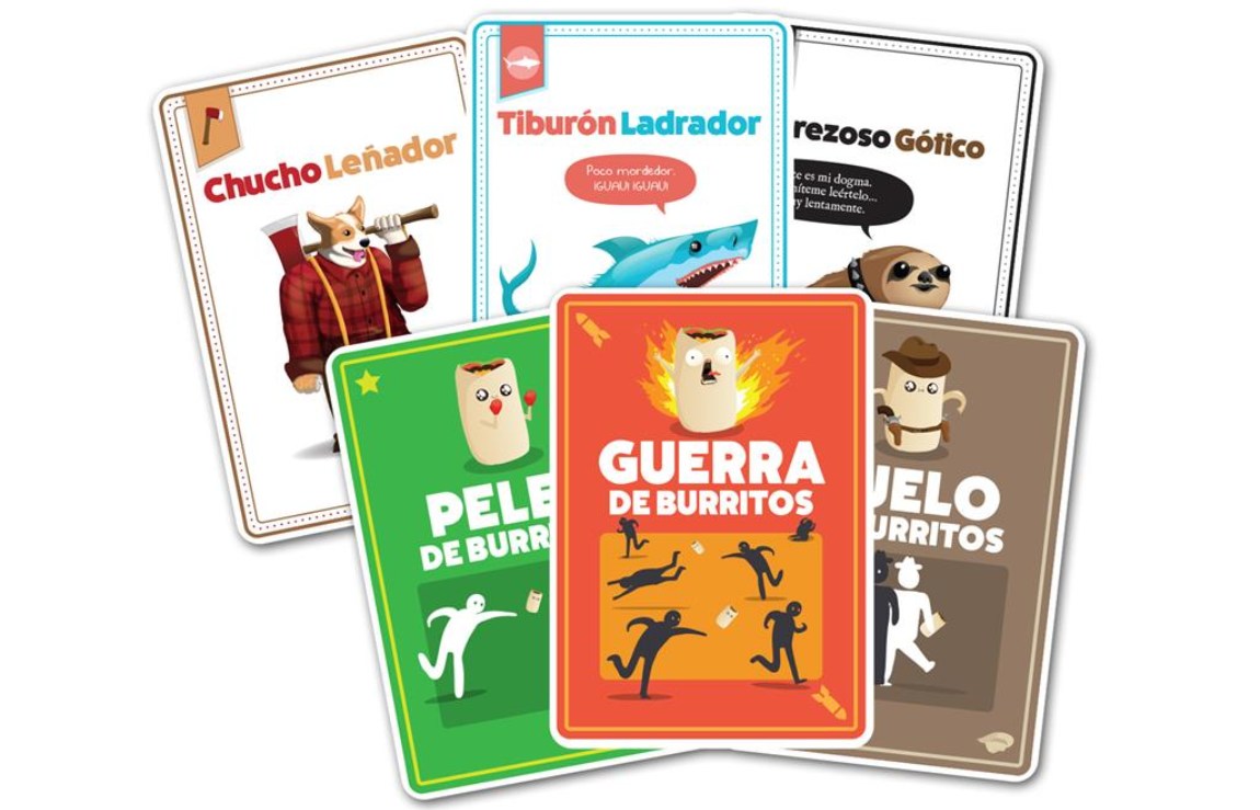 Throw Throw Burrito: Juego de Mesa y Acción (Español)