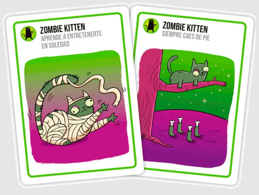 Exploding Kittens: Zombie Kittens (Juego Base) - Español