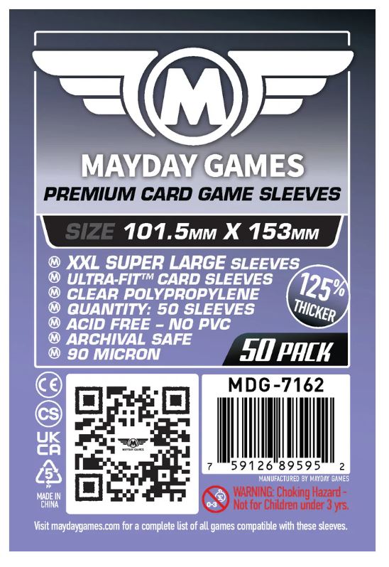 Protectores 101x153 mm Mayday Calibre 90 Premium (50 Pzs)