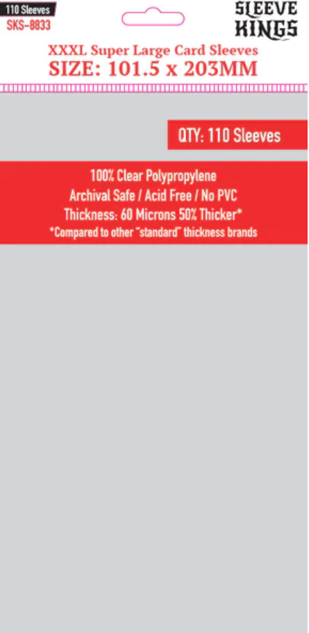 Protectores 101.5x203 mm Sleeve Kings Calibre 60 (110 Pzs)