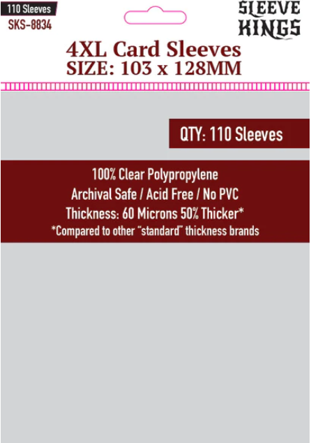 Protectores 103x128 mm Sleeve Kings Calibre 60 (110 Pzs)