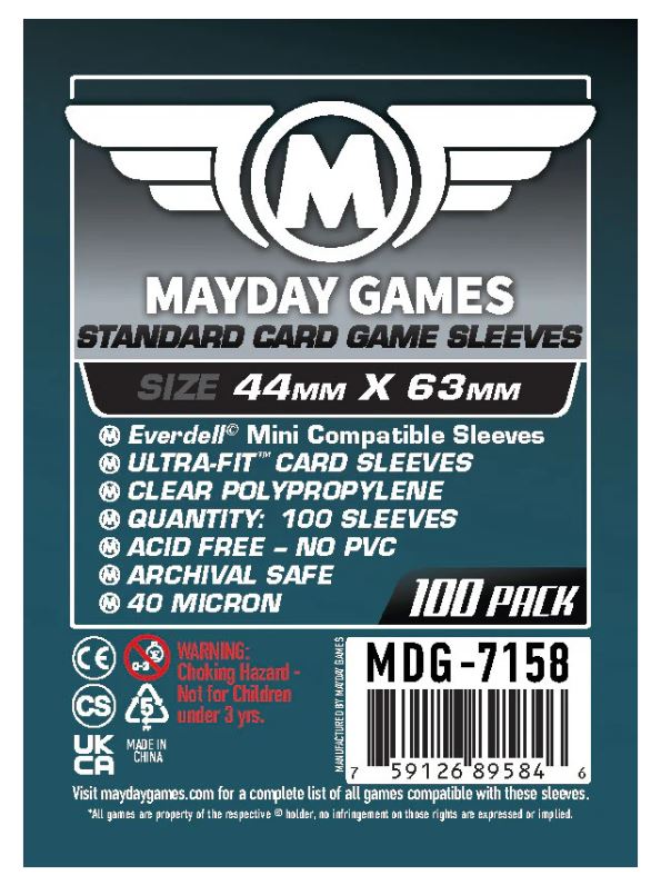 Protectores 44x63 mm Mayday Calibre 40 (100 Pzs)