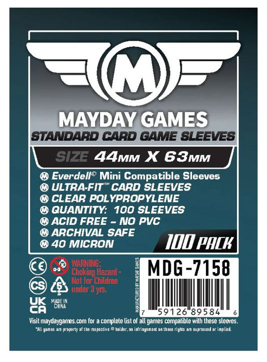 Protectores 44x63 mm Mayday Calibre 40 (100 Pzs)
