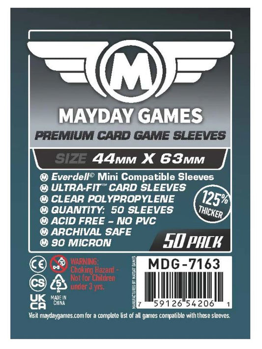 Protectores 44x63 mm Mayday Calibre 90 Premium (50 Pzs)