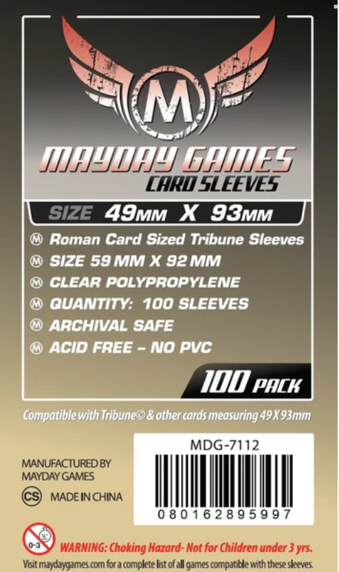 Protectores 49x93 mm Mayday Calibre 40 (100 Pzs)