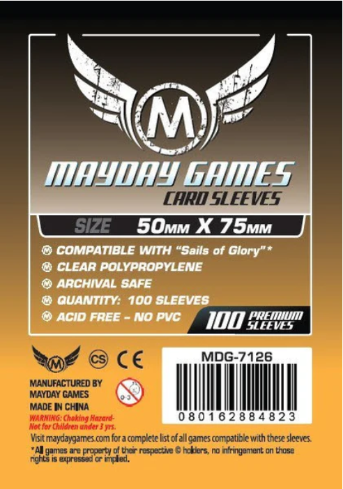 Protectores 50x75 mm Mayday Calibre 40 (100 Pzs)