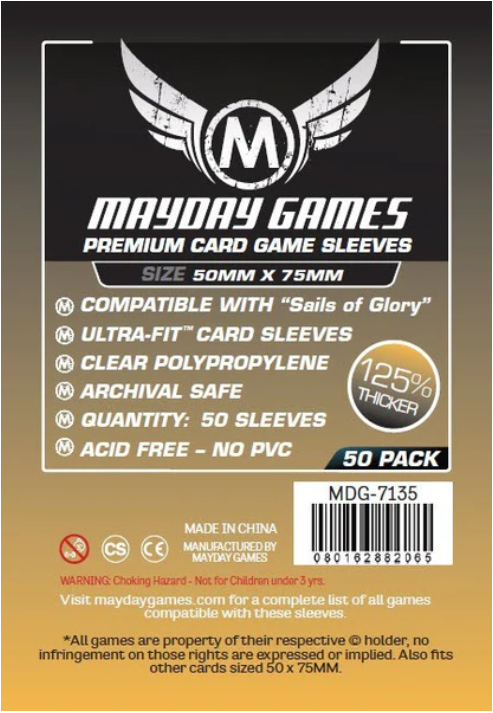 Protectores 50x75 mm Mayday Calibre 90 Premium (50 Pzs)