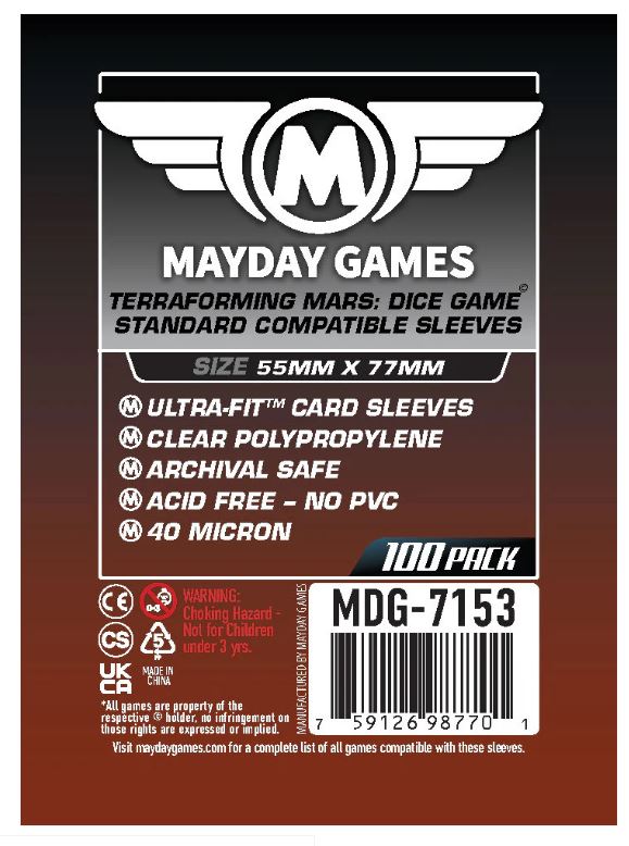 Protectores 55x77 mm Mayday Calibre 40 (100 Pzs)