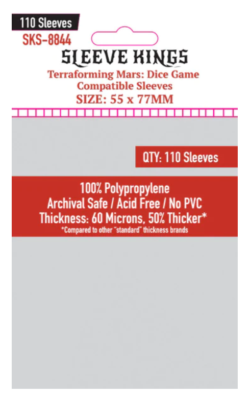 Protectores 55x77 mm Sleeve Kings Calibre 60 (110 Pzs)