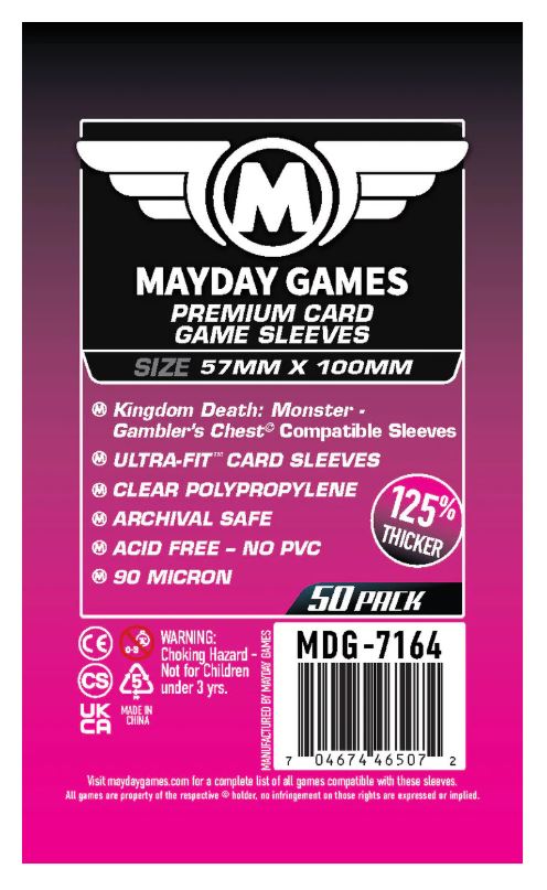 Protectores 57x100 mm Mayday Calibre 90 Premium (50 Pzs)