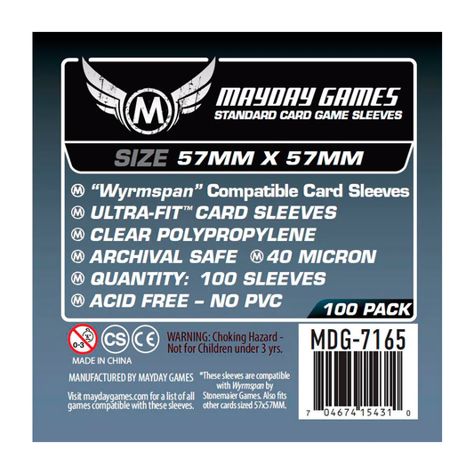 Protectores 57x57 mm Mayday Calibre 40 (100 Pzs)