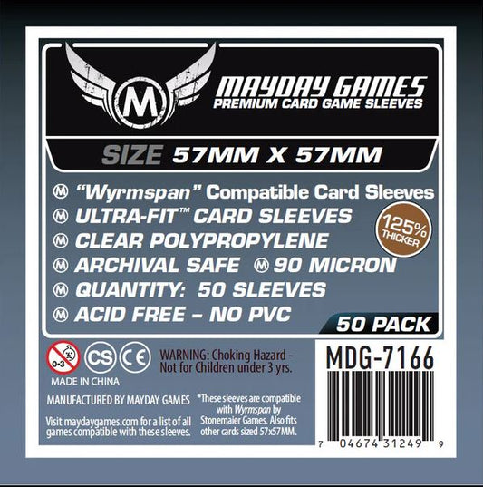 Protectores 57x57 mm Mayday Calibre 90 Premium (50 Pzs)