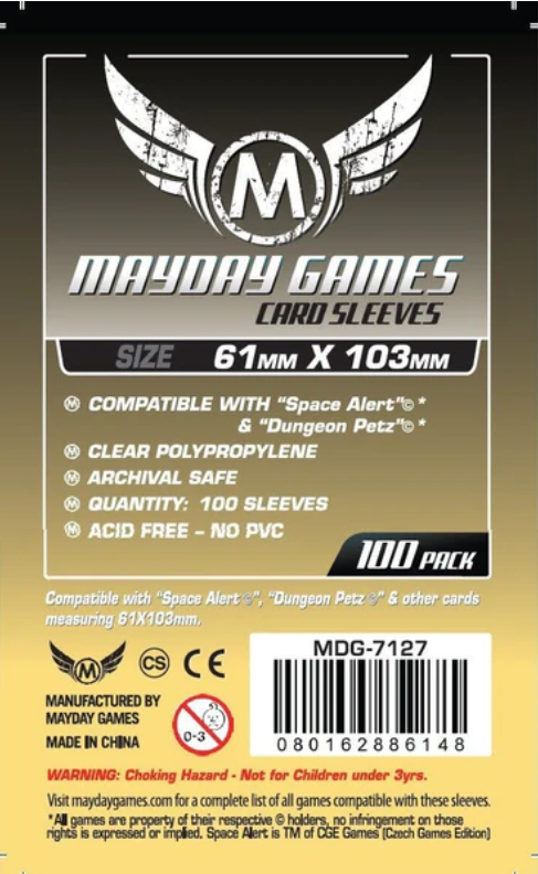 Protectores 61x103 mm Mayday Calibre 40 (100 Pzs)