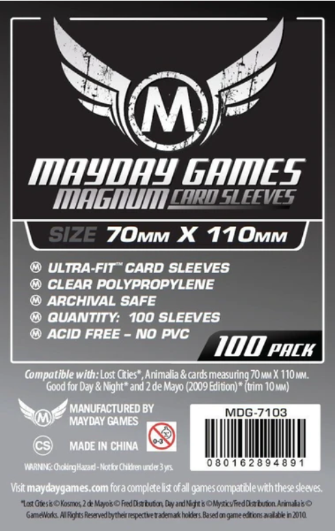 Protectores 70x110 mm Mayday Calibre 40 (100 Pzs)