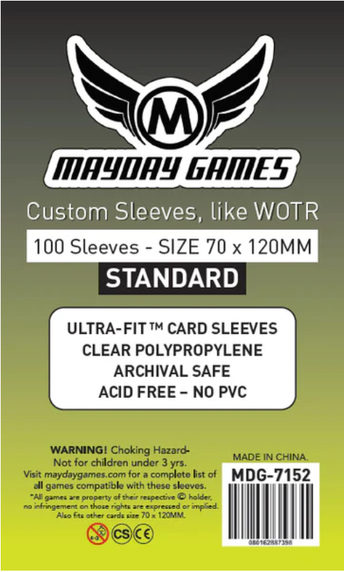 Protectores 70x120 mm Mayday Calibre 40 (100 Pzs)
