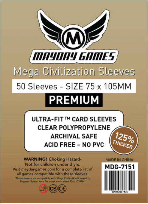 Protectores 75x105 mm Mayday Calibre 90 Premium (50 Pzs)