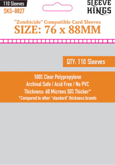 Protectores 76x88 mm Sleeve Kings Calibre 60 (110 Pzs)