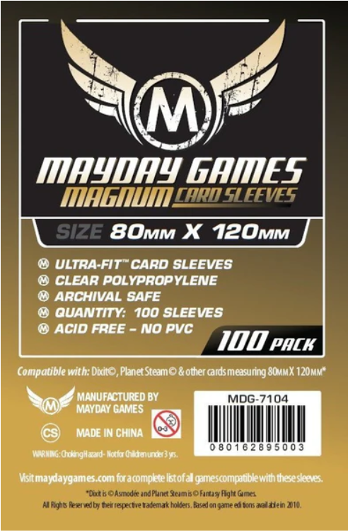 Protectores 80x120 mm Mayday Calibre 40 (100 Pzs)