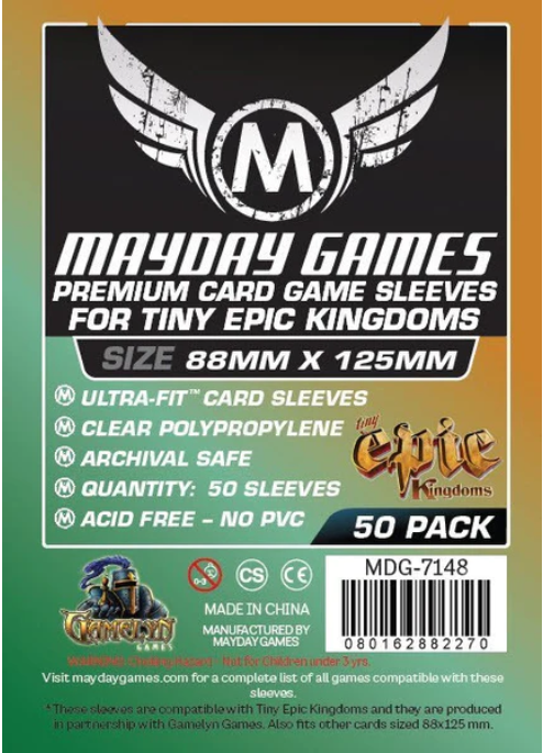 Protectores 88x125 mm Mayday Calibre 90 Premium (50 Pzs)