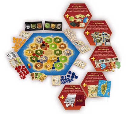 Catan Plus 2023 (Set Básico y Escenarios) - Español