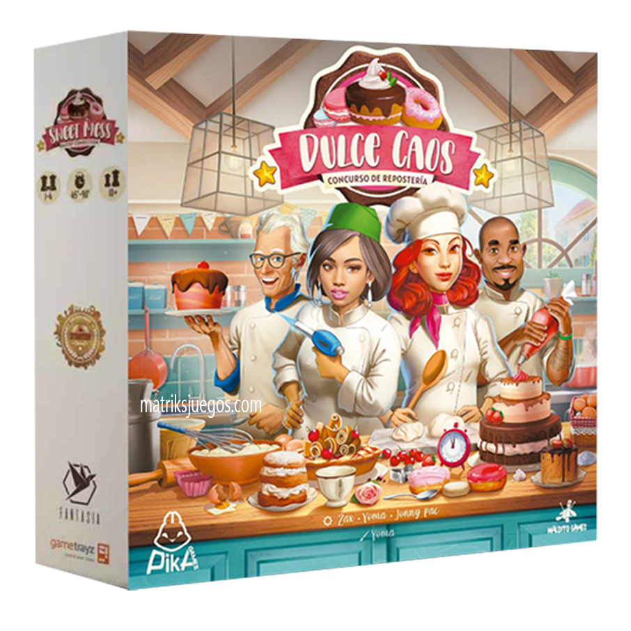 Dulce Caos + Mini Expansión Los Helados (Juego de Mesa) - Español