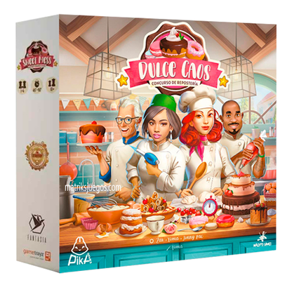 Dulce Caos + Mini Expansión Los Helados (Juego de Mesa) - Español
