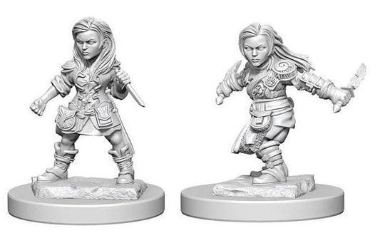 D&D Miniatura Halfling Rogue Female (Personaje)