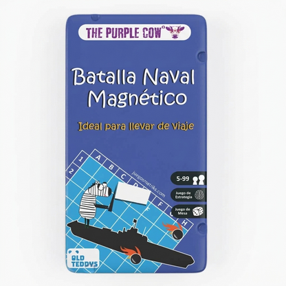 Juego de Mesa Batalla Naval Magnético de Viaje en Lata (Español)