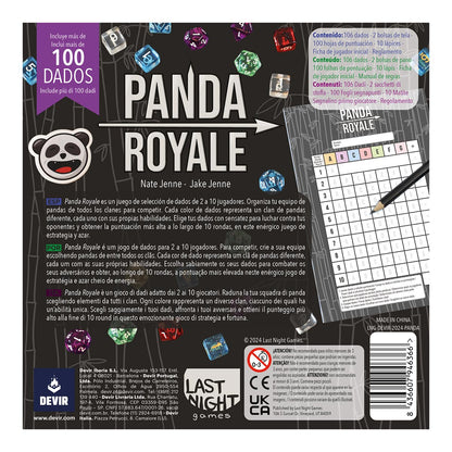 Panda Royale - Juego de roll and write