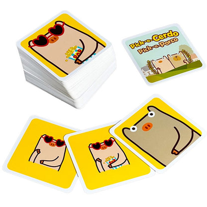 Pick a Cerdo: Juego de Cartas Mercurio (Español)
