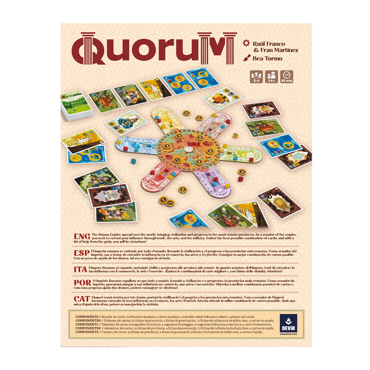 Quorum Juego de Estrategia y Control en Roma (Español)