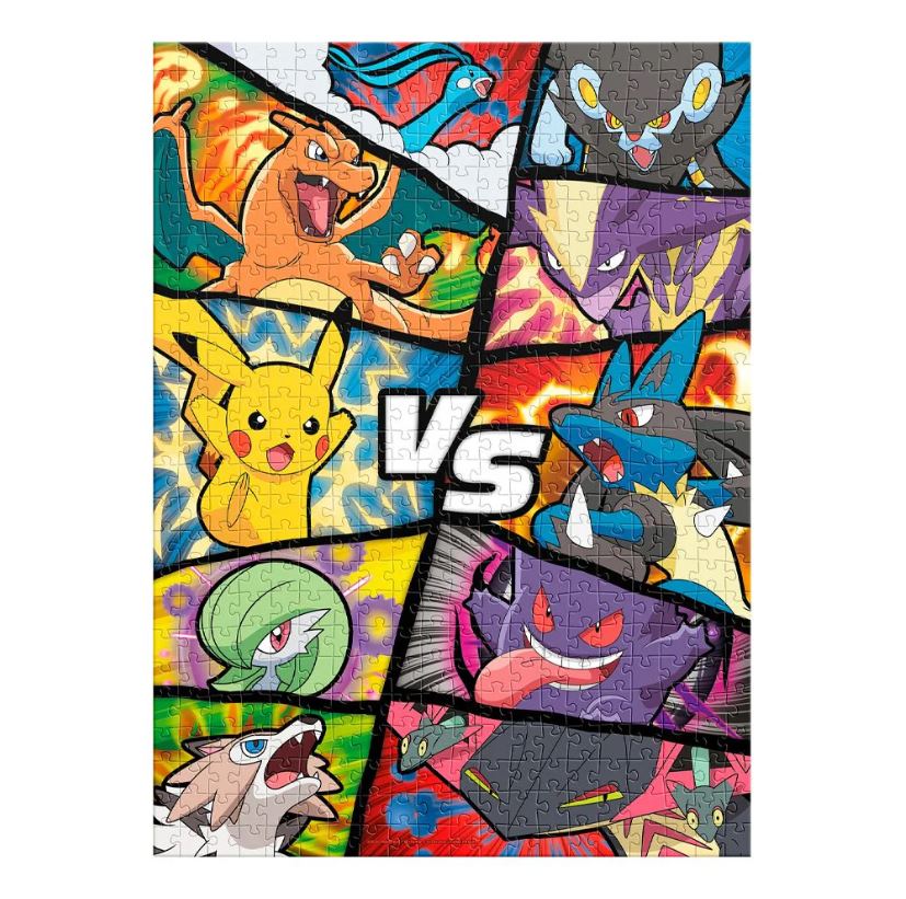 Rompecabezas Pokémon – 500 Piezas – Estilo Kanto Rojo