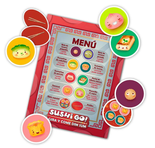 Sushi Go: Gira Y Come Dim Sum (Juego de Mesa) - Español