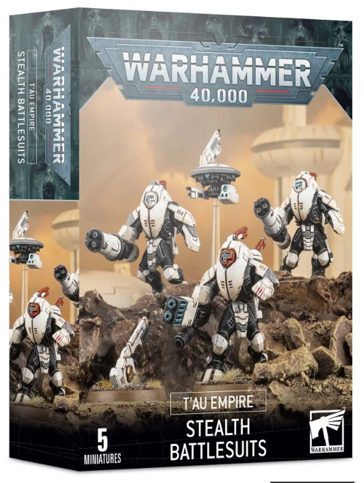 T'au Empire: Stealth Battlesuits (Trajes Sigilo) - Warhammer 40K
