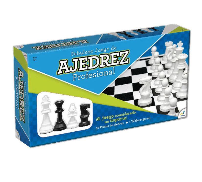 Ajedrez Profesional – Piezas de Madera – Tablero Plegable